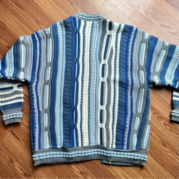COOGI 90s Inspired Knit Cardigan Sweater - Picture 3 of 5